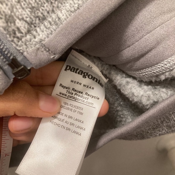 Women’s Gray Patagonia Better Fleece Jacket - Picture 3 of 3